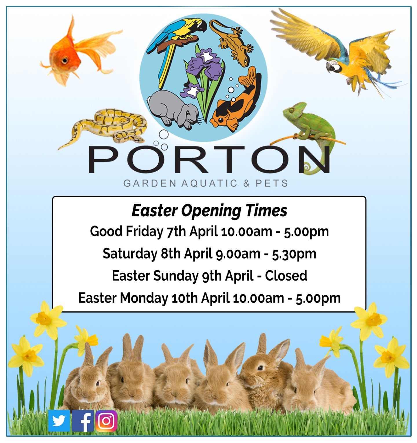 Easter Opening Hours 2022