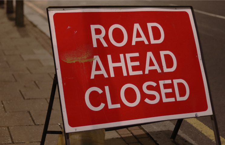 Road Ahead Closed